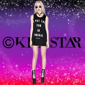 WISH "Killstar" Funeral Muscle Tank